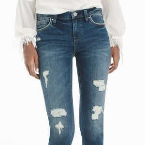 White House Black Market - Girlfriend Jean - Distressed